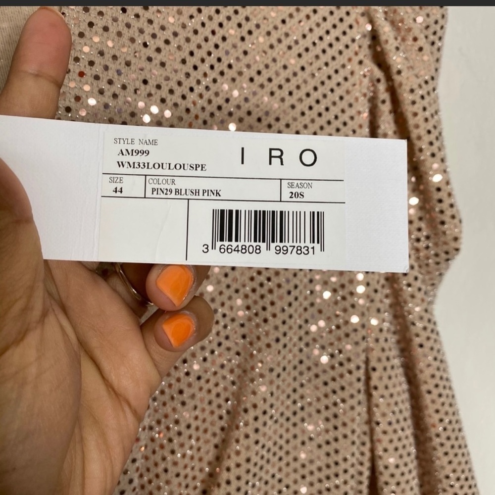 IRO Lou Lou Sequined Long-Sleeve Dress - Picture 2 of 3